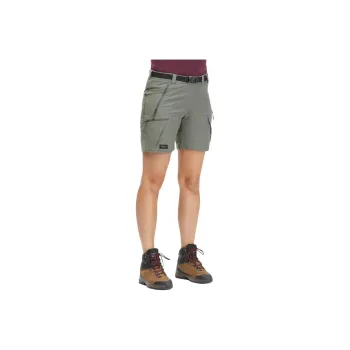 DECATHLON Casual Shorts Women's Khaki Gray/Black Olive