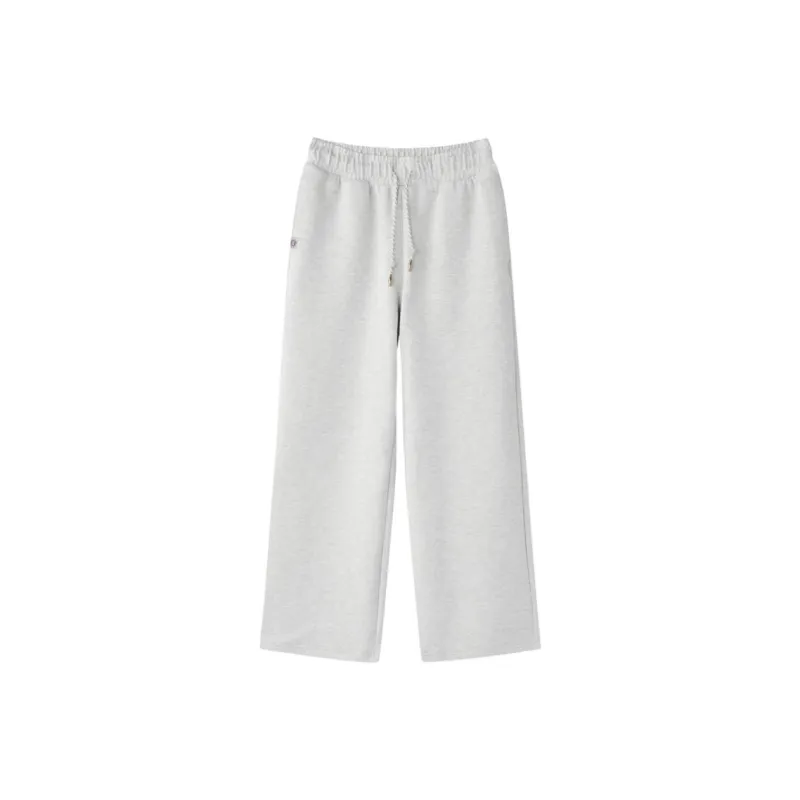Skechers Sportlife Knitted Sports Pants Women's White Gray-0