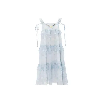 SNBL Slip Dresses Women's Blue