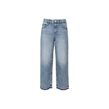THEORY Cropped Wide-Leg Jeans