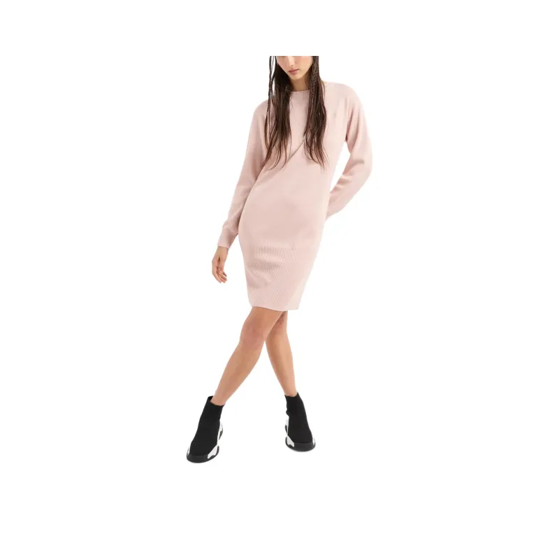 ARMANI EXCHANGE SS24 Long Sleeved Dress Women's Pink-0