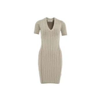 GUESS Short-Sleeved Dresses Women's Beige Yellow