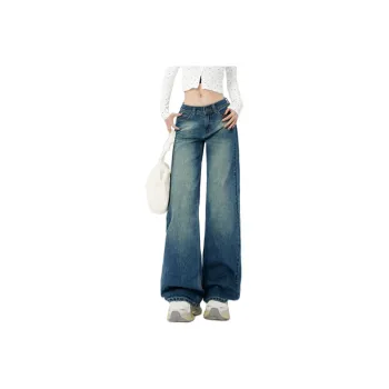 ZXZA Jeans Women's Vintage Blue