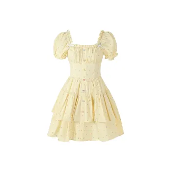 Peaches Peaches Short Sleeved Dress Women's