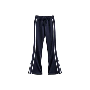 MADEN Knitted Sweatpants Women's Navy Blue