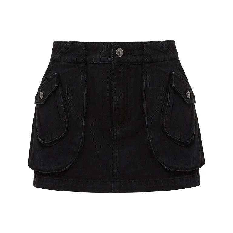 D'zzit Casual Shorts Women's Black-0