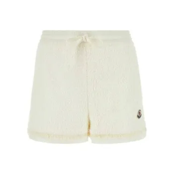 Moncler Logo Patch Tweed Shorts