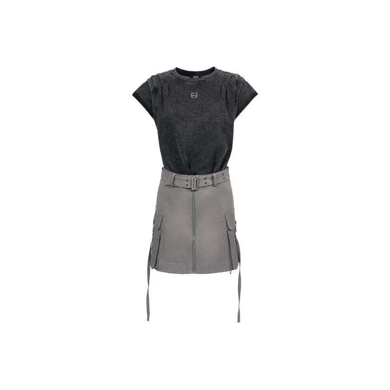 ONLY Short Sleeved Dress Women's H1Z Black-0
