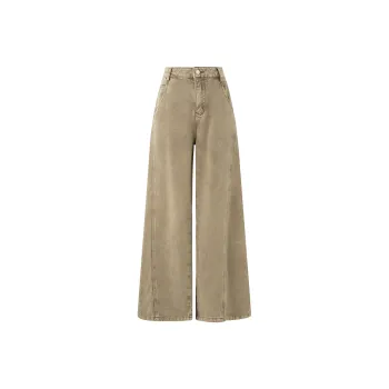 SOON FLOWER Jeans Women's Khaki