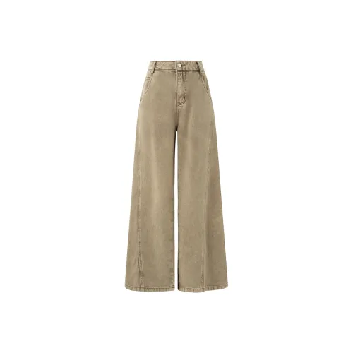 SOON FLOWER Jeans Women's Khaki