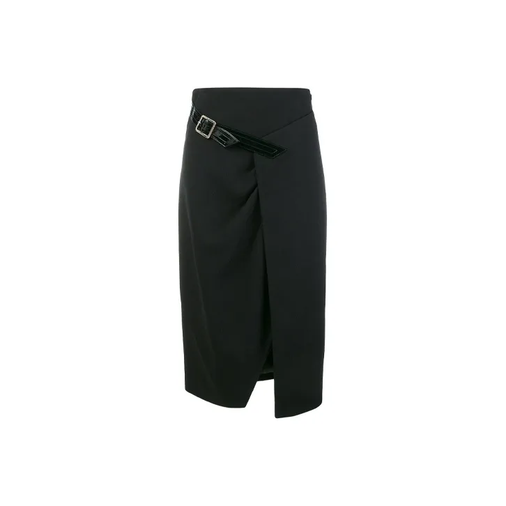 Givenchy Belt-Detailed Pencil Skirt-0