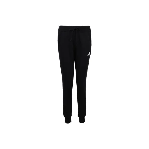 Adidas Knitted Sports Pants Women's Black