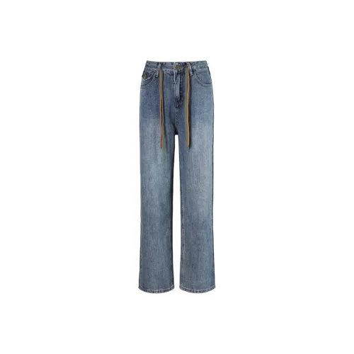 Wen Shan Jeans Women's Vintage Blue
