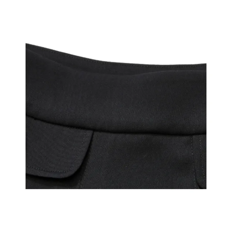 FILA FUSION Casual Short Skirts Women's Pitch Black-3