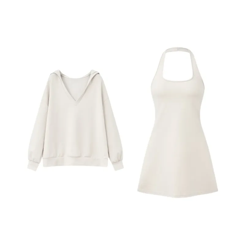 YGPRW Sweatshirt Set Women's Apricot-0