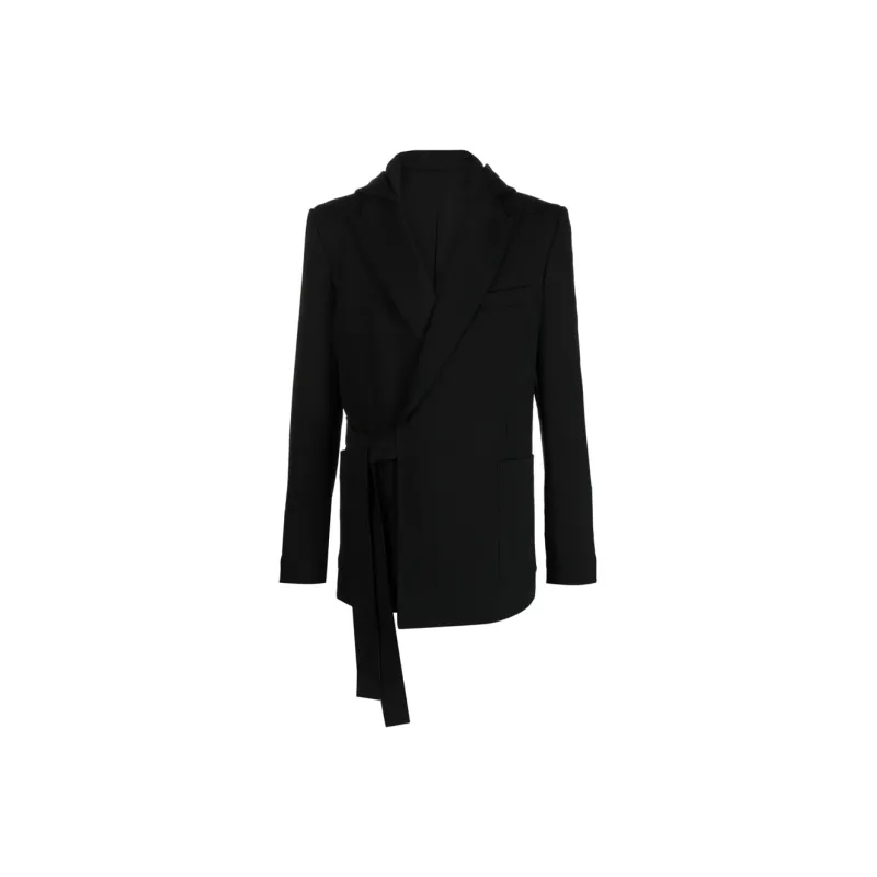 BALMAIN Tie fastening Hooded Jacket-0