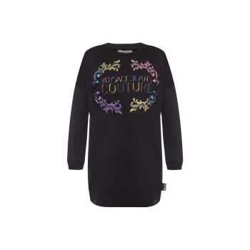 VERSACE VERSACE SS23 Long Sleeved Dresses Women's Black