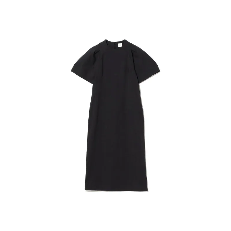 Beams Short Sleeved Dress Women's Marine Blue-0