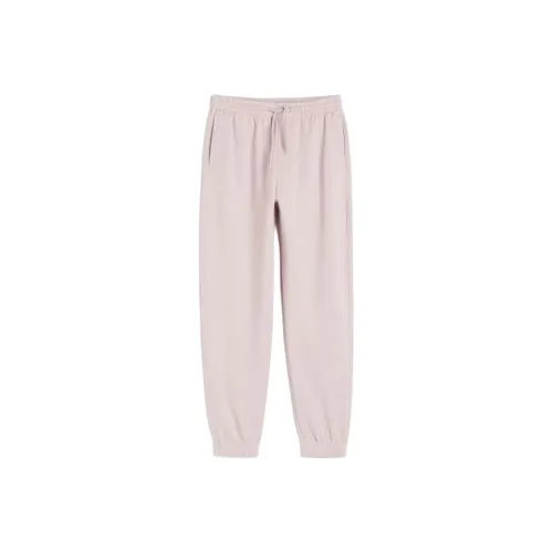 H&M Knitted Sports Pants Women's Light Pink