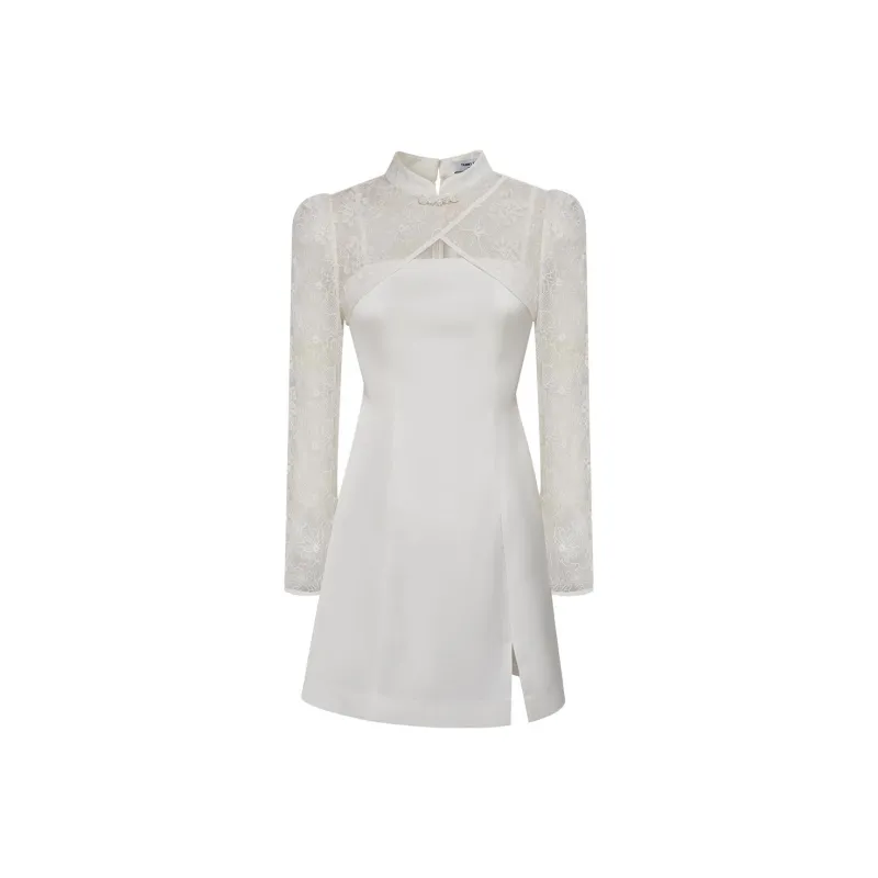 TAMMY TANGS Long Sleeved Dresses Women's White-0