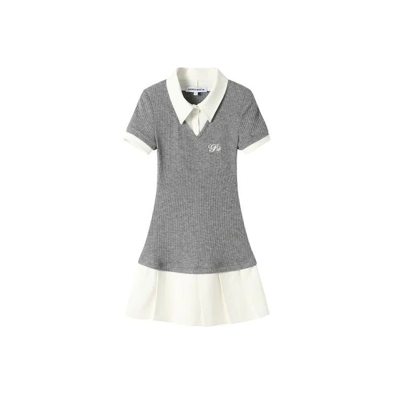 ANDREA MARTIN Short Sleeved Dress Women's-0