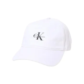 CALVIN KLEIN Cotton Baseball Caps Unisex White
