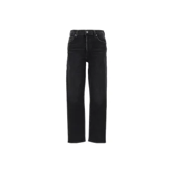 AGOLDE Riley High Waisted Straight Leg Jeans