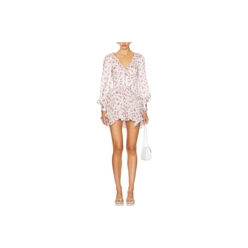 FOR LOVE & LEMONS Long-Sleeved Dresses Women's Pink-0