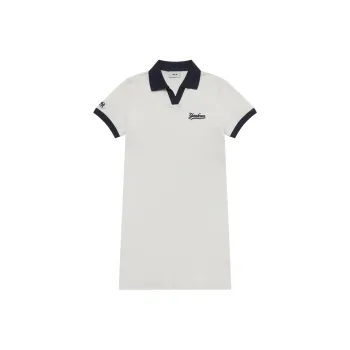 MLB New York Yankees Basic Collection SS25 Short Sleeved Dress Women's White