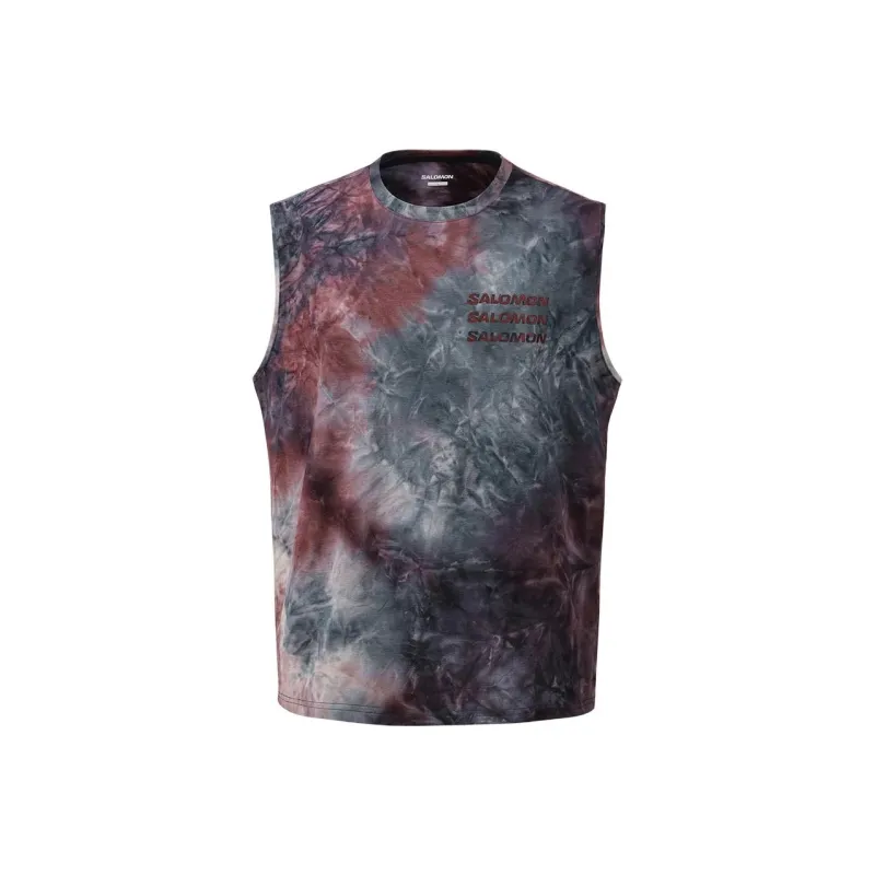 SALOMON Tank Tops Men Brown-0
