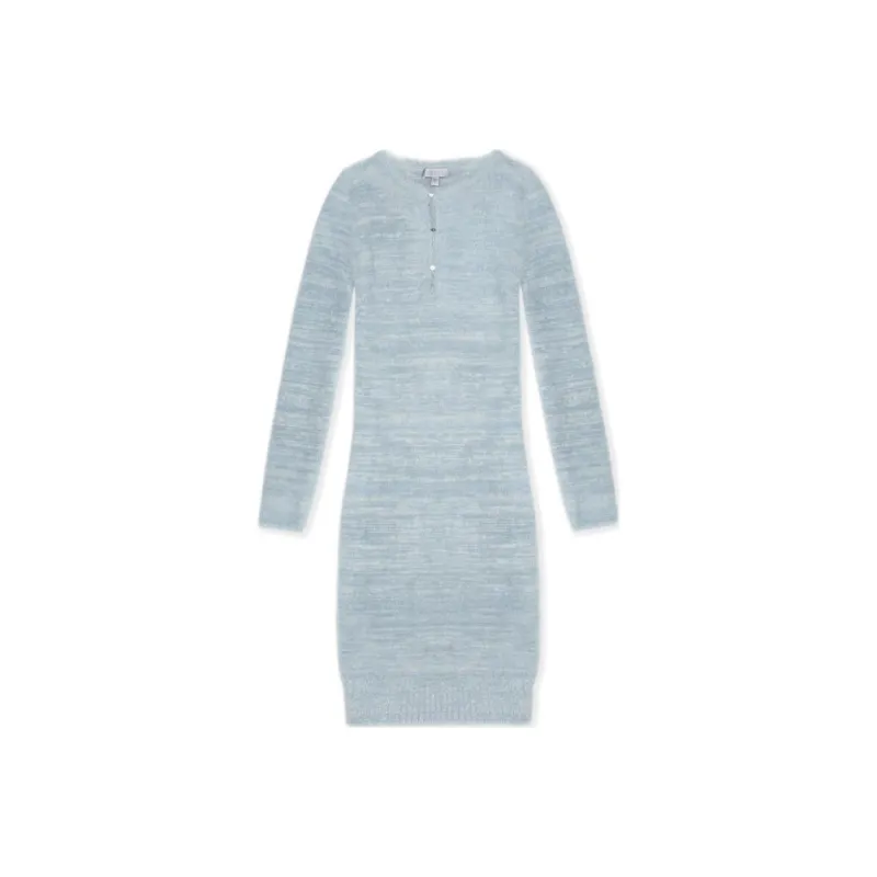 GUESS Long-Sleeved Dresses Women's Blue-0