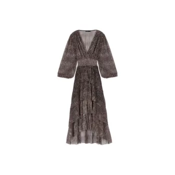 Maje Ruffled Maxi Dress