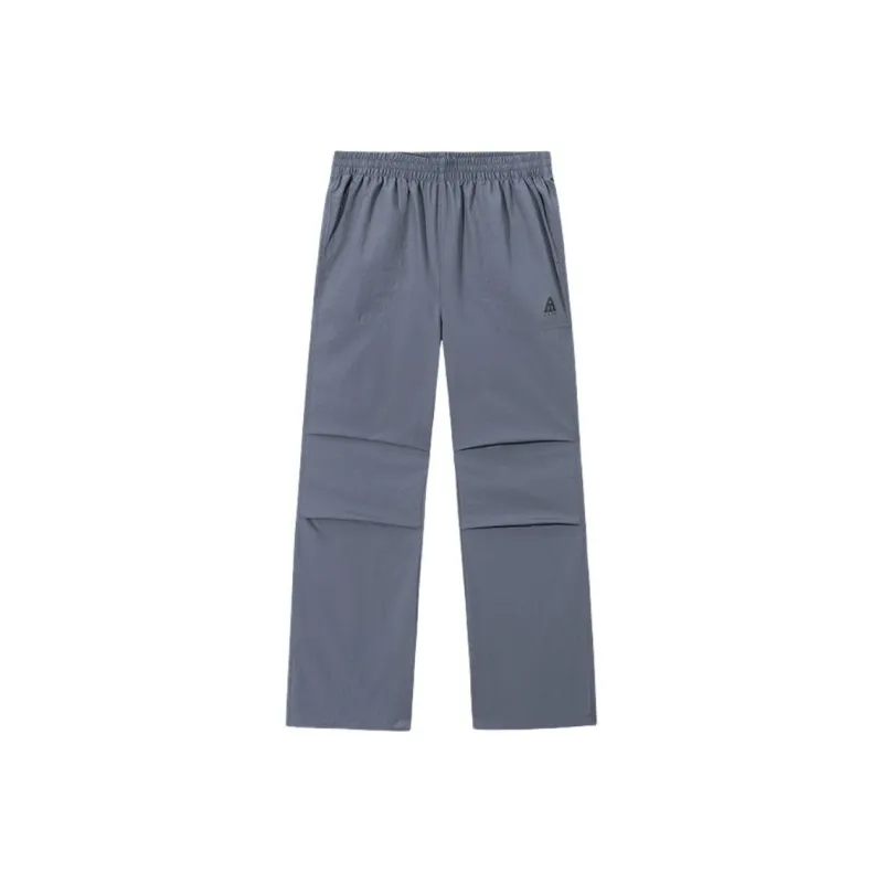 Anta Outdoor Collection Knitted Sweatpants Women's Wild Night Gray 4-0