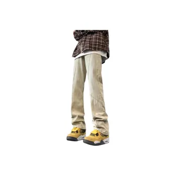 Concubine Zhu Jeans Unisex Yellow Mud