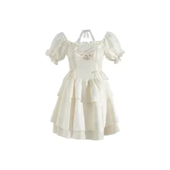 Qiuerle Short Sleeved Dress Women's