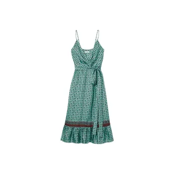 Sandro Sleeveless Dresses Women's Green