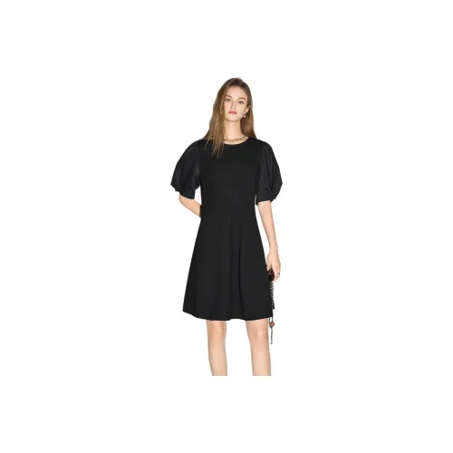 Bethine Short Sleeved Dress Women's Black