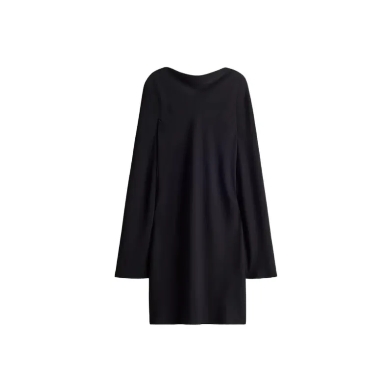 H&M Long-Sleeved Dresses Women's Black-0