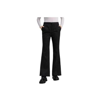 Blood Glitter Suit Trouser Women's Black Stripes