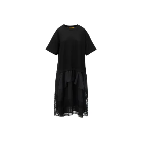 Onitsuka Tiger SS25 WS DRESS Short Sleeved Dress Women's Black