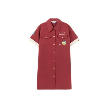 B.Duck Short Sleeved Dresses Women's Orange