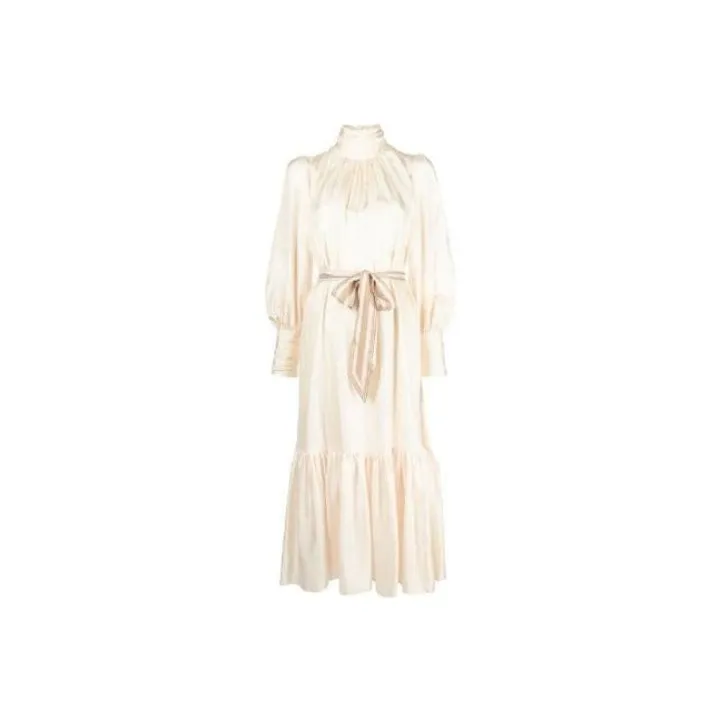 Zimmermann Long-Sleeved Dresses Women's Beige-0