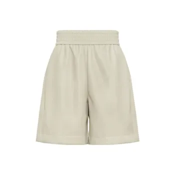 MEIYANG Casual Shorts Women's Ecru