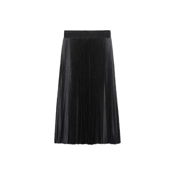 Balenciaga Casual Long Skirts Women's Black