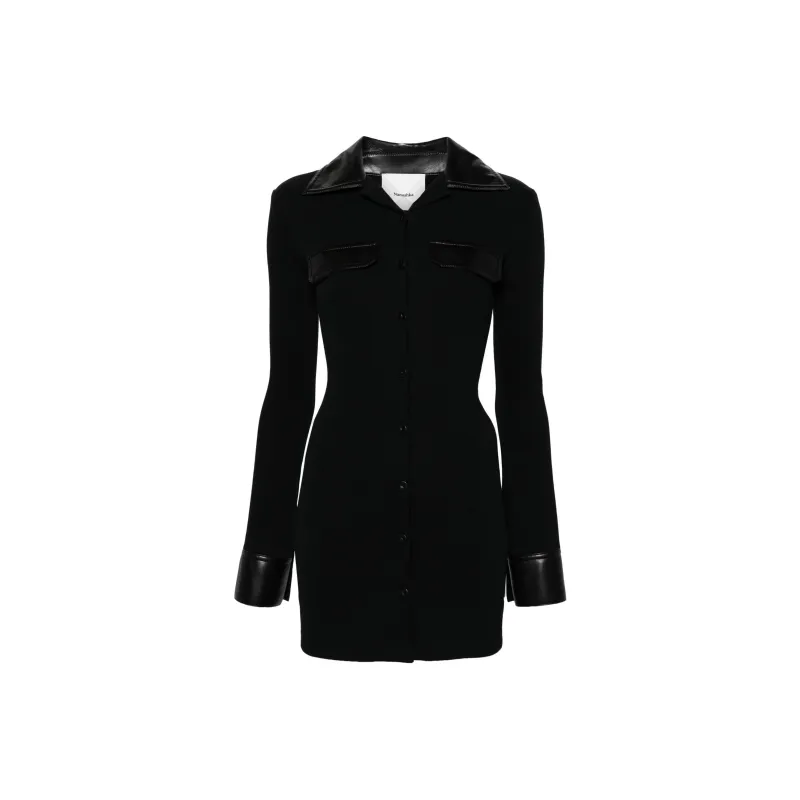 NANUSHKA Bryelle Ribbed Minidress-0