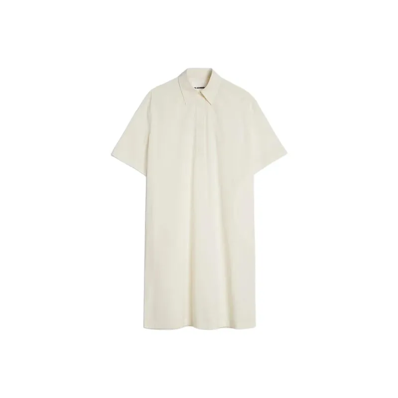 JIL SANDER Cotton Shirt Dress-0
