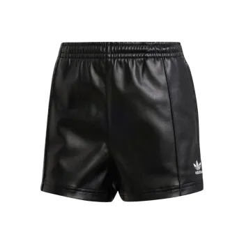 adidas originals Adicolor Pleather Shorts Black