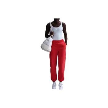 Nike Sportswear Pantalon En Tissu Fleece Pour Femme Knitted Sports Pants Women's Fire Red