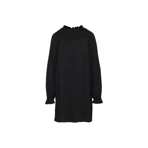 ARITZIA Wilfred Cider Dress Long-Sleeved Dresses Women's BLACK/Black