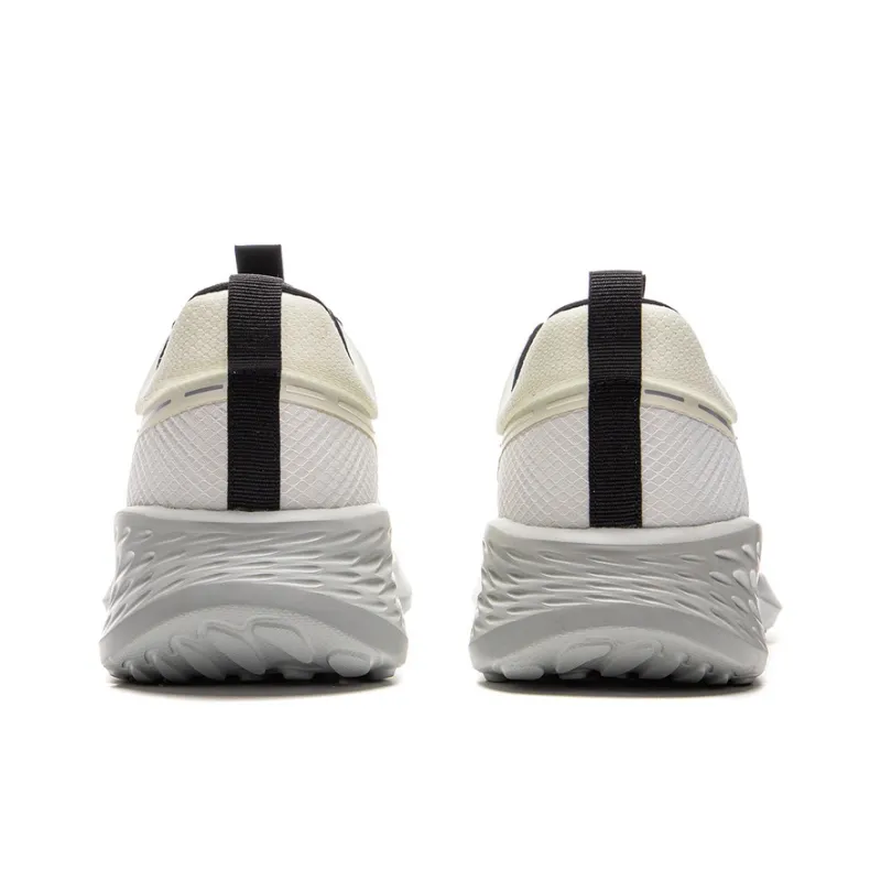 LiNing Anti Slip Wear Resistant Low Top Casual Running Shoes Men's Mist White-3